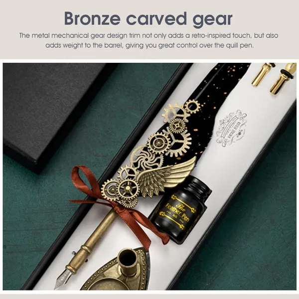 Luxury_Feather_Quill_Dip_Pen_Set_With_Stand_Black_Ink_Vintage_Calligraphy_Writing_Kit_With_2_Extra_Nibs_Elegant_Signature_Pen_Gift_For_Kids_Writers_Artists_Ink_Feather_Pen_Black