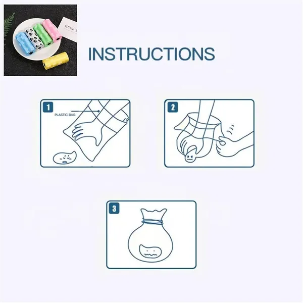 120_Dog_Poop_Waste_Bags_Leak_Proof_Tear_Resistant_Thick_Scent_Free_Pet_Cleanup_Bags_With_Paw_Prints_Fits_Standard_Dispensers_8_Rolls_15_Bags_Each_Roll