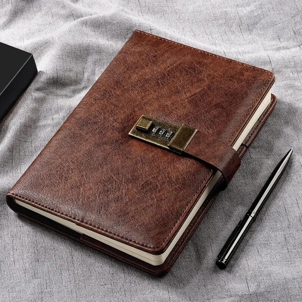 Diary_With_Lock_A5_Pu_Leather_Journal_With_Combination_Vintage_Journal_Password_Protected_Notebook_With_Pen_Gift_Box_Diary_Planner_Organizer_For_Women_Men_8_6x5_8in_192_Pages_Brown