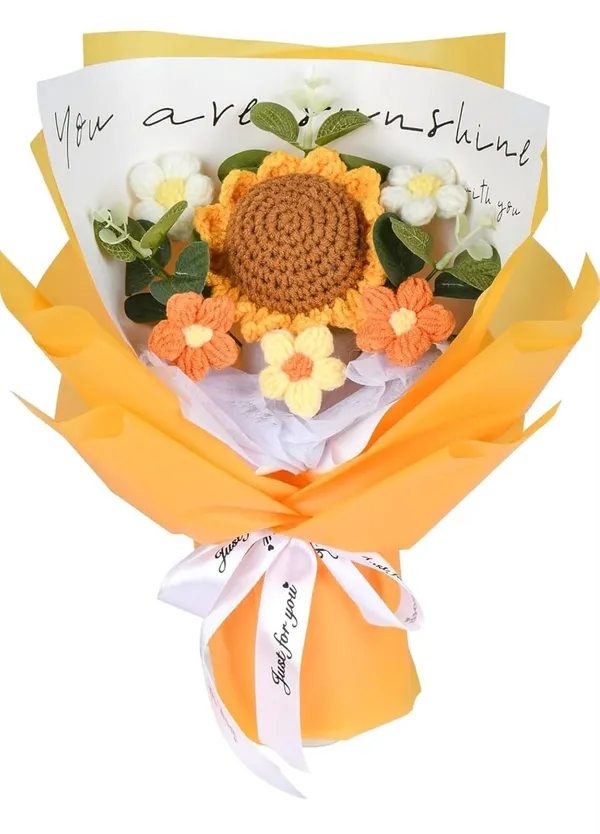 Premium_Handmade_Crochet_Flower_Bouquet_Artificial_Sunflower_Cotton_Flowers_Perfect_Rakhi_Gift_Diwali_Birthday_Gift_For_Sister_Wife_Girlfriend_Mom_Home_Decoration