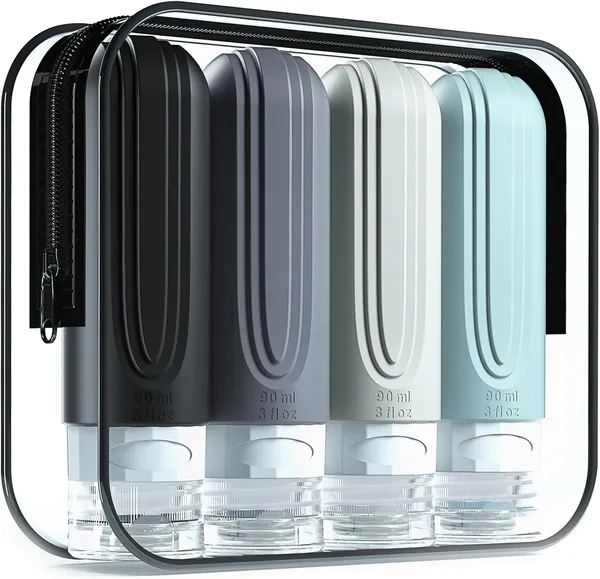 Travel_Bottles_For_Toiletries_4_Pack_90ml_Silicone_Tsa_Approved_Leak_Proof_Bpa_Free_Refillable_For_Shampoo_Lotion_And_Soap_4_Bottle_90ml_Combo_2