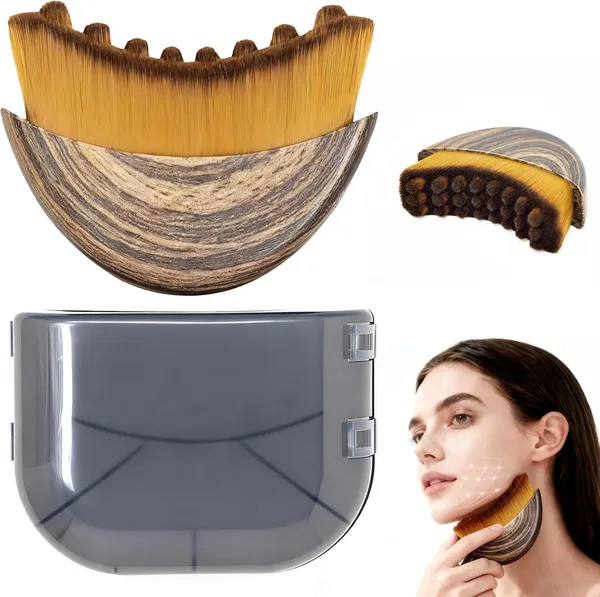 Lymphatic_Face_Brush_For_Massage_Contouring_Gua_Sha_Style_Facial_Tool_For_Depuffing_Jawline_Sculpting_Skin_Care_Absorption_Soft_Bristle_Face_Massager_For_Women_Men