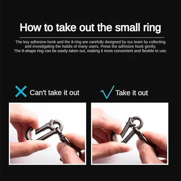 Anti_Lost_Keychain_With_Number_Plate_Braided_Rope_Quick_Link_Safety_Chain_Key_Ring_Hook_For_Men_Women_Heavy_Duty_Metal_Key_Holder_For_Car_Bike_Home_Office_Keys_Black_Keychain