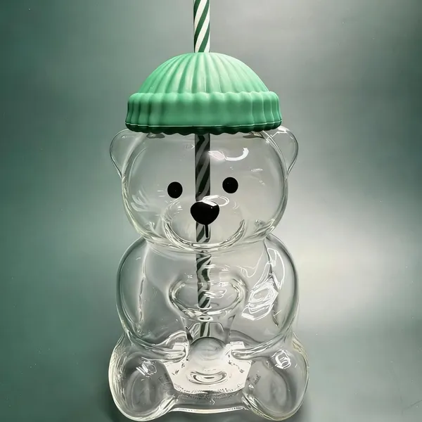 Cute_Bear_Cup_With_Lid_And_Straw_500ml_Reusable_Drinking_Tumbler_For_Coffee_Milk_Tea_Juice_Smoothies_Leak_Resistant_Portable_Bear_Shaped_Cup_For_Kids_Teens_And_Adults