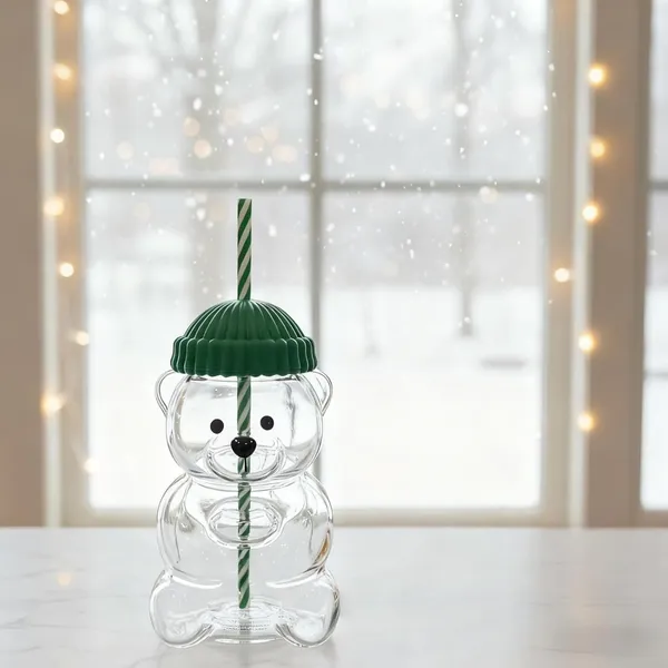 Cute_Bear_Cup_With_Lid_And_Straw_500ml_Reusable_Drinking_Tumbler_For_Coffee_Milk_Tea_Juice_Smoothies_Leak_Resistant_Portable_Bear_Shaped_Cup_For_Kids_Teens_And_Adults
