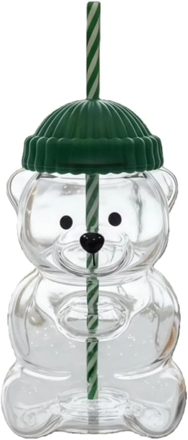Cute_Bear_Cup_With_Lid_And_Straw_500ml_Reusable_Drinking_Tumbler_For_Coffee_Milk_Tea_Juice_Smoothies_Leak_Resistant_Portable_Bear_Shaped_Cup_For_Kids_Teens_And_Adults