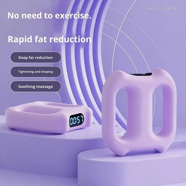 Electric_Percussion_Muscle_Fascial_Ring_Massager_With_Adjustable_Belt_Usb_Rechargeable_Full_Body_Vibration_Massager_For_Waist_Back_Shoulder_Legs_Arms_Portable_Hands_Free_Relaxation_Massage_Device