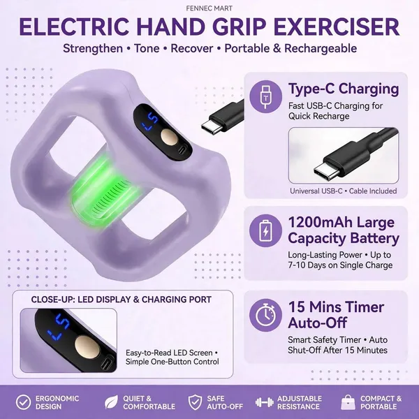 Electric_Percussion_Muscle_Fascial_Ring_Massager_With_Adjustable_Belt_Usb_Rechargeable_Full_Body_Vibration_Massager_For_Waist_Back_Shoulder_Legs_Arms_Portable_Hands_Free_Relaxation_Massage_Device