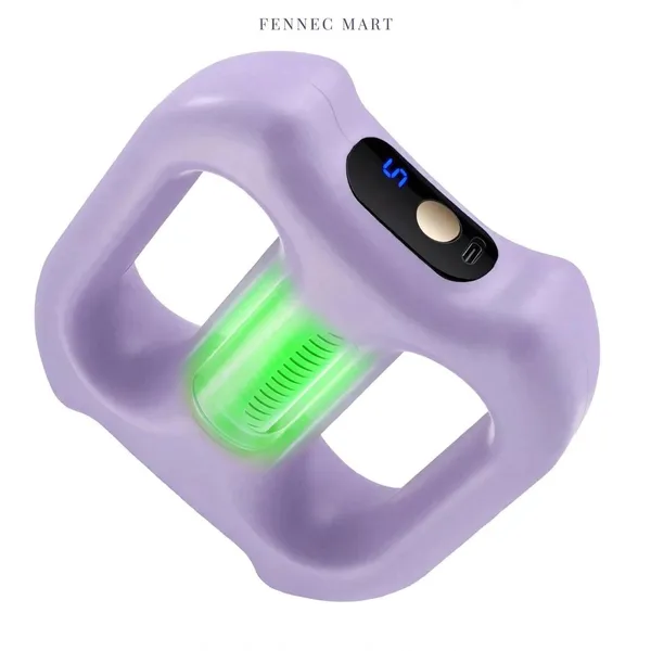 Electric_Percussion_Muscle_Fascial_Ring_Massager_With_Adjustable_Belt_Usb_Rechargeable_Full_Body_Vibration_Massager_For_Waist_Back_Shoulder_Legs_Arms_Portable_Hands_Free_Relaxation_Massage_Device