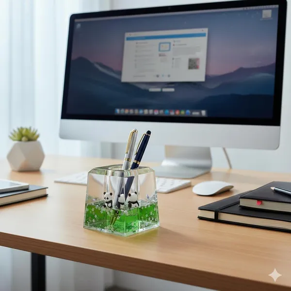Cute_Panda_Pen_Holder_Desk_Organizer_Crystal_Square_Liquid_Glitter_Pencil_Stand_Transparent_Desktop_Stationery_Organizer_Cum_Paperweight_With_Panda_Design_For_Study_Table_Office_Desk_Home_Decor