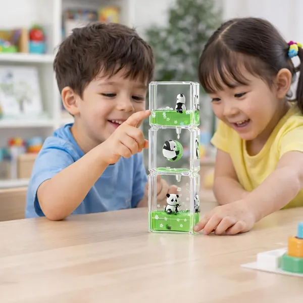 Liquid_Motion_Bubble_Timer_With_Panda_Design_Flowing_Oil_Drop_Sensory_Fidget_Toy_Clear_Acrylic_Gravity_Motion_Desk_Decoration_For_Kids_Adults_Relaxation_Display_For_Home_Office_Study_Table