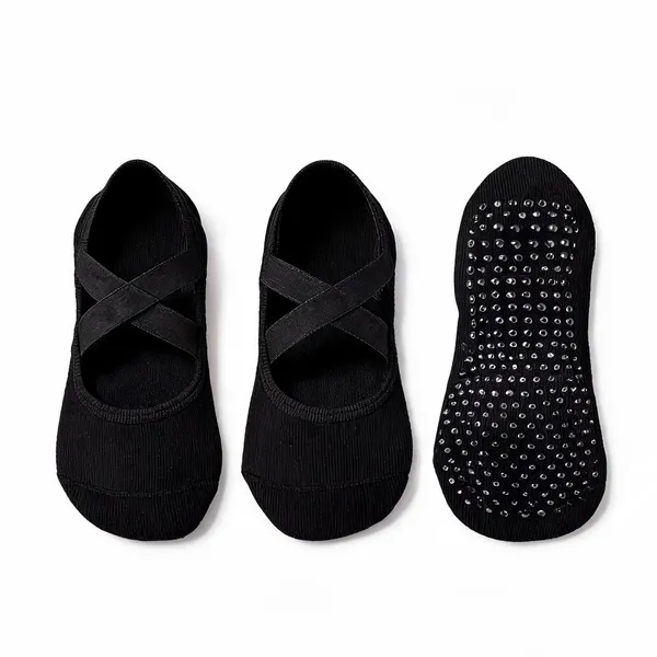Padded_Anti_Slip_Grip_Yoga_Pilates_Ballet_Socks_Pack_Of_2_Pairs___Pack_of_3