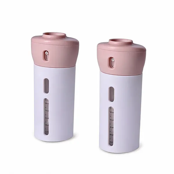 Pink_4-In-1_Refillable_Travel_Dispenser_Bottles_Shampoo_Lotion_Gel_Set_-_Pack_of_2