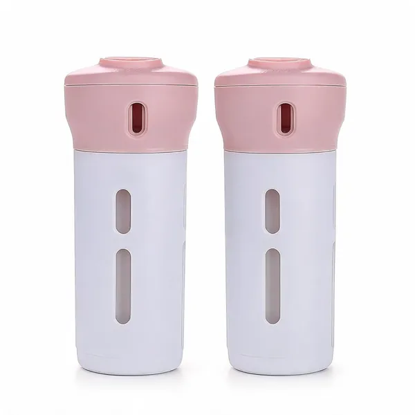 4_In_1_Refillable_Leak_Proof_Travel_Dispenser_Bottle_Set_40Ml_Pink___Pack_of_2