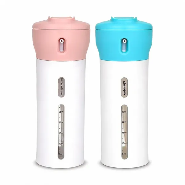 Multicolor_Plastic_4_In_1_Refillable_Leak_Proof_Travel_Dispenser_Bottles___Pack_of_2