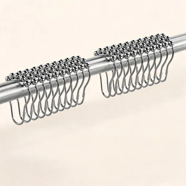 Chrome_Metal_Anti-Rust_Double_Glide_Shower_Curtain_Hooks_Set_Of_12_-_Pack_of_2