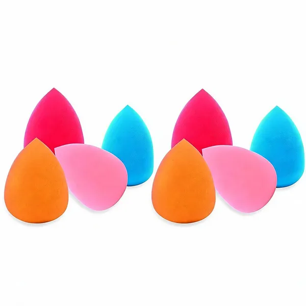 Latex-Free_Antimicrobial_Makeup_Blender_Foundation_Sponge_Puff_Set_Of_4_-_Pack_of_2