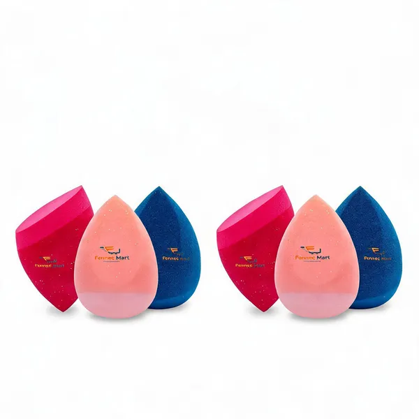 Fennec_Mart_Non-Latex_Washable_Makeup_Blender_Sponge_Multicolor_Set_Of_3_-_Pack_of_2