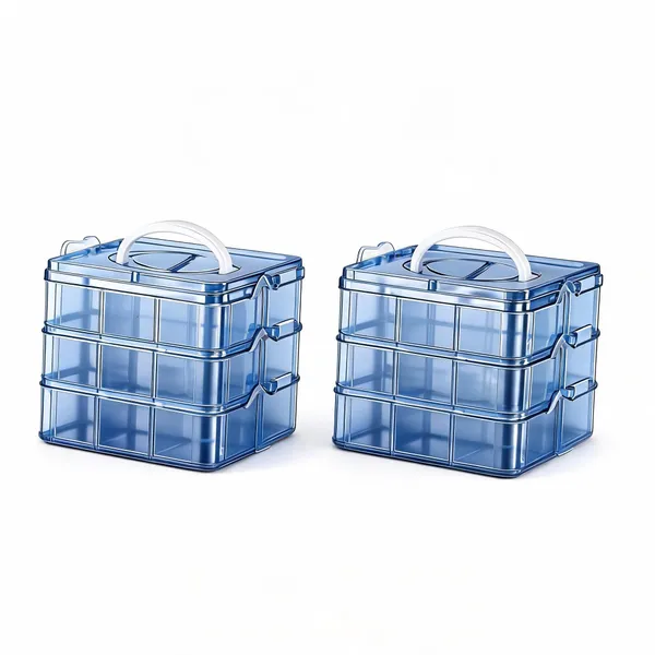 Blue_Plastic_18-Grid_Foldable_Desktop_Organizer_Basket_-_Pack_of_2
