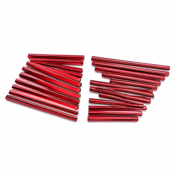 Red_Chrome_Pvc_Car_Air_Conditioner_Vent_Outlet_Trim_Decoration_Strip_20_Pcs___Pack_of_2