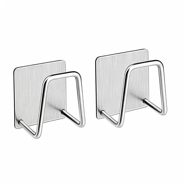 Sus304_Stainless_Steel_Self_Adhesive_Sink_Sponge_Holder_Pack_Of_4_-_Pack_of_2