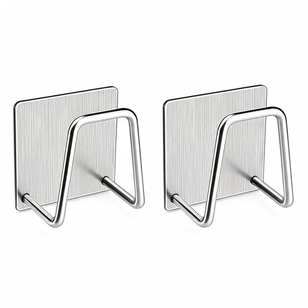 Sus304_Stainless_Steel_Self_Adhesive_Sink_Sponge_Holder_Pack_Of_4___Pack_of_2