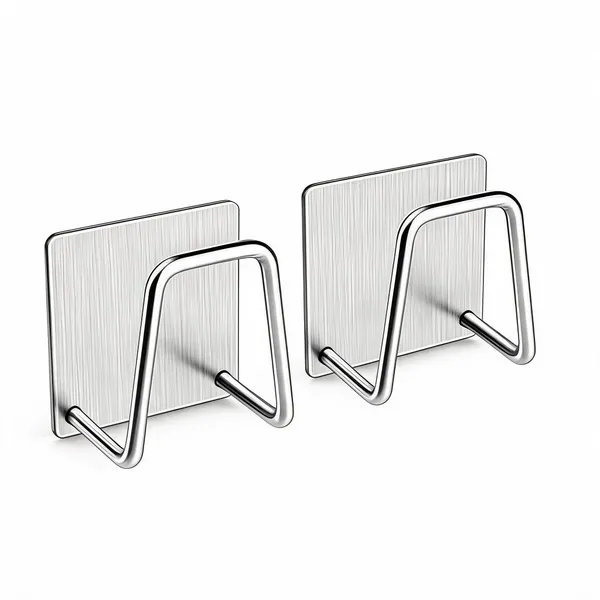 Sus304_Stainless_Steel_Self_Adhesive_Sink_Sponge_Holder_Pack_Of_4___Pack_of_2