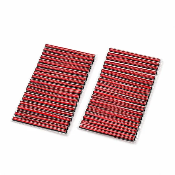 Red_Chrome_Pvc_Car_Air_Vent_Outlet_Trim_Decoration_Strips_Pack_Of_20