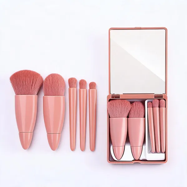 Coshine_5-Piece_Synthetic_Hair_Travel_Makeup_Brush_Set_With_Mirror_-_Pack_of_2
