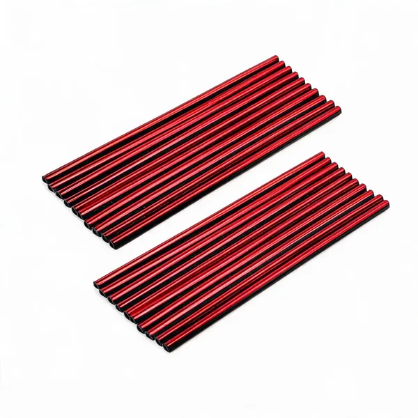 Chrome_Pvc_Bendable_Car_Ac_Vent_Outlet_Trim_Strips_Red_Pack_Of_20_-_Pack_of_2