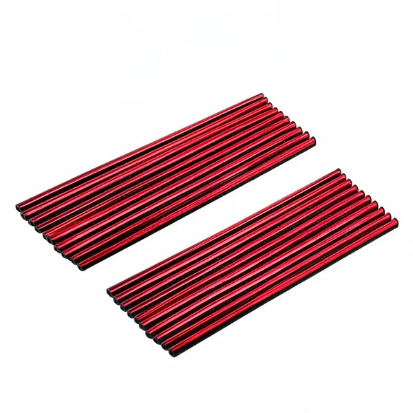 Chrome_Pvc_Bendable_Car_Ac_Vent_Outlet_Trim_Strips_Red_Pack_Of_20_-_Pack_of_2