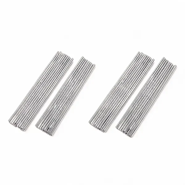 Pvc_Bendable_Car_Air_Vent_Trim_Decoration_Strip_Waterproof_Silver_20_Pcs___Pack_of_2