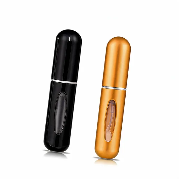 Fennec_Mart_Black_Gold_Mini_Refillable_Perfume_Atomizer_Spray_Bottle_5Ml_-_Pack_of_2