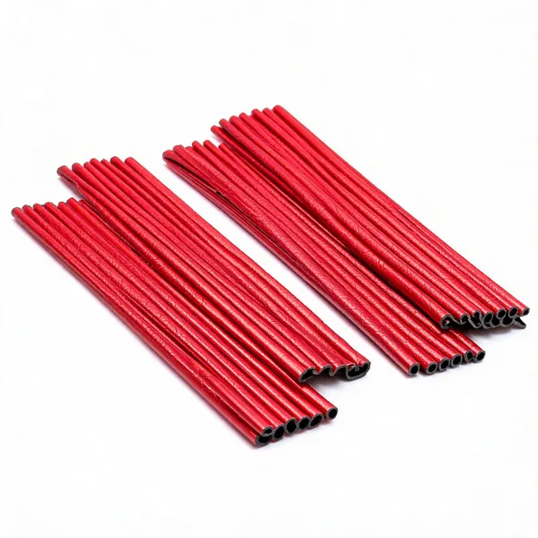 Singaro_Red_Pvc_Bendable_Car_Air_Vent_Decorative_Trim_Strip_Pack_Of_20_-_Pack_of_2