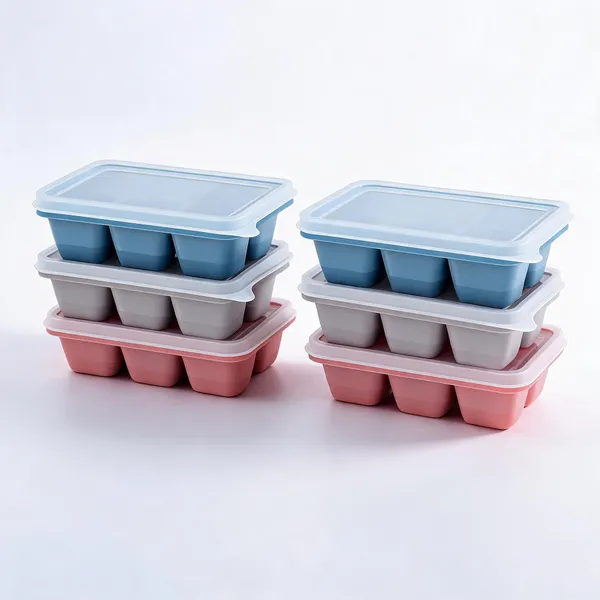 Bpa_Free_Mini_Ice_Cube_Trays_With_Lids_Easy_Release_Multicolor_Set_Of_3___Pack_of_2