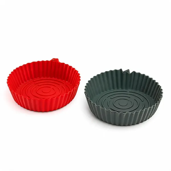 Silicone_Non-Stick_Air_Fryer_Pot_With_Muffin_Cups_Bpa_Free_-_Pack_of_2