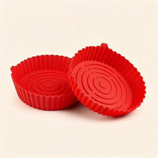 Silicone_Non_Stick_Air_Fryer_Pot_With_Muffin_Cups_Bpa_Free_Red___Pack_of_2