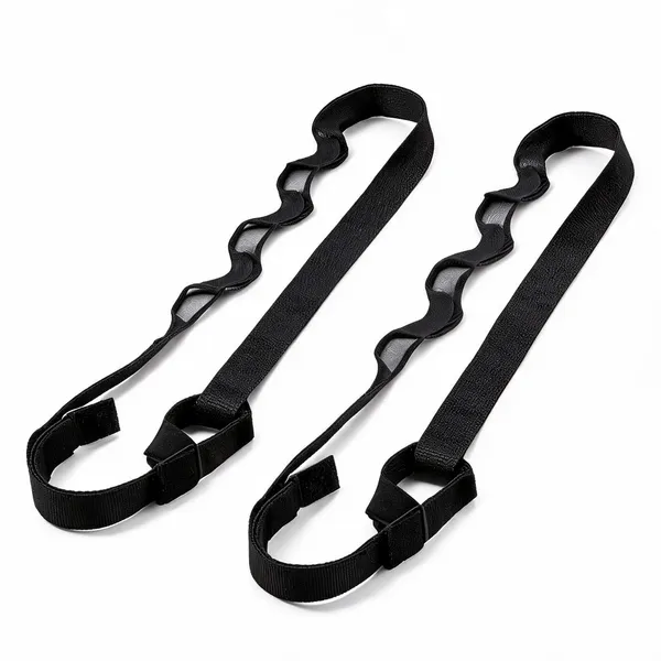 Non_Elastic_Multi_Loop_Yoga_Stretching_Strap_For_Physical_Therapy___Pack_of_2