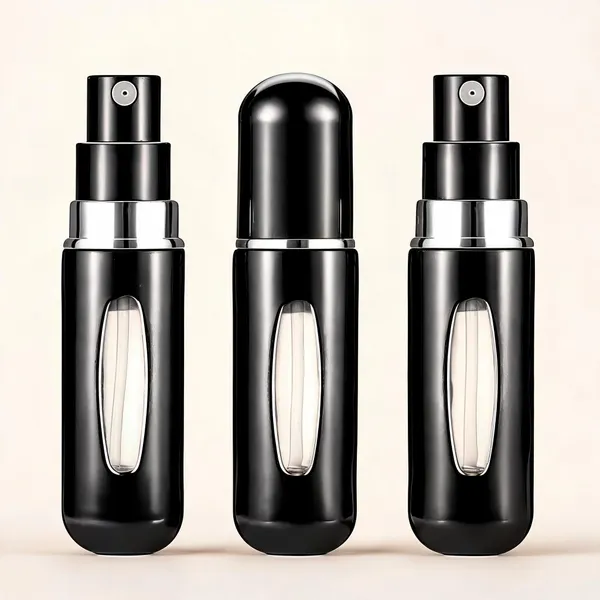 Fennec_Mart_Black_Refillable_Travel_Perfume_Spray_Atomizer_5Ml___Pack_of_3