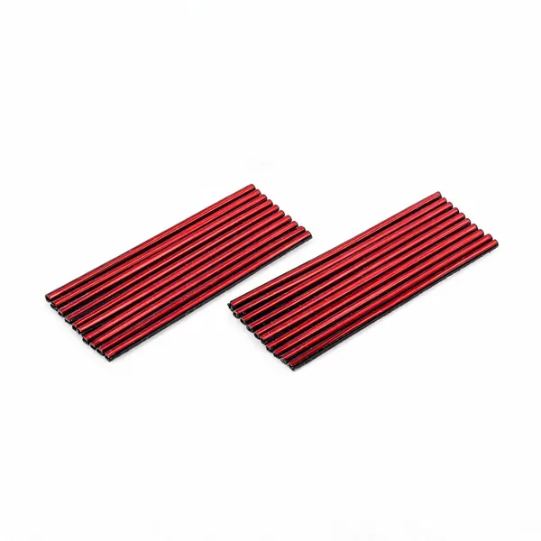 Chrome_Pvc_Car_Air_Vent_Outlet_Trim_Decorative_Strips_Red_20_Pack_-_Pack_of_2