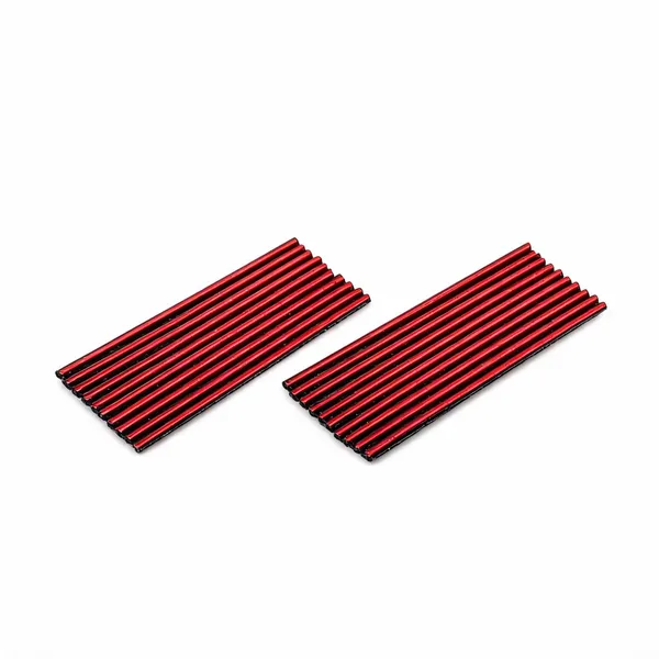 Chrome_Pvc_Car_Air_Vent_Outlet_Trim_Decorative_Strips_Red_20_Pack_-_Pack_of_2