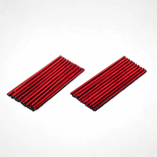 Chrome_Pvc_Car_Air_Vent_Outlet_Trim_Decorative_Strip_Red_Pack_Of_20