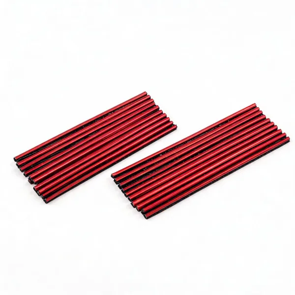 Chrome_Pvc_Car_Air_Vent_Outlet_Trim_Decorative_Strip_Red_Pack_Of_20