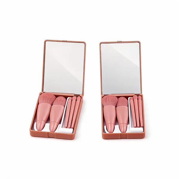 Travel_Mini_5_Piece_Makeup_Brush_Set_With_Mirror_Synthetic_Hair___Pack_of_2
