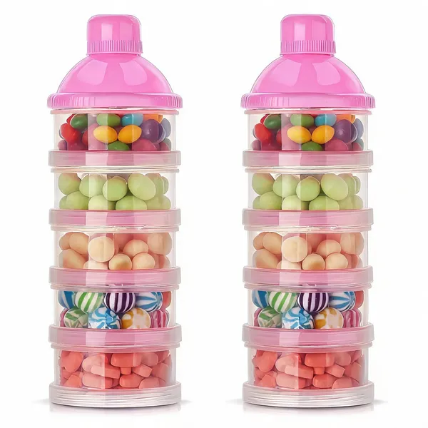 Pink_Bpa-Free_5-Compartment_Stackable_Baby_Formula_Dispenser_-_Pack_of_2