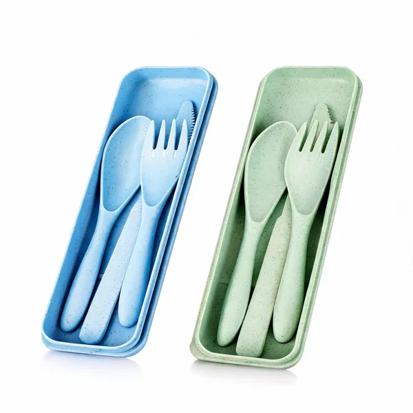 Wheat_Straw_Bpa_Free_Portable_Cutlery_Set_With_Case_4_Pack___Pack_of_2
