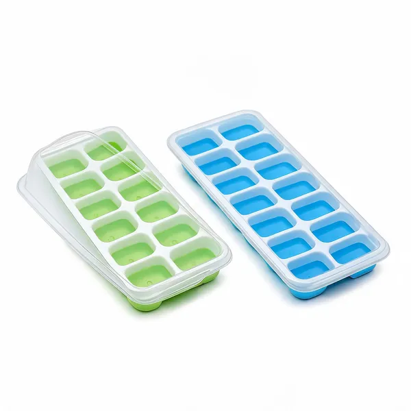 Bpa-Free_Plastic_Push-Button_Ice_Cube_Tray_With_Lid_And_Scoop_-_Pack_of_2