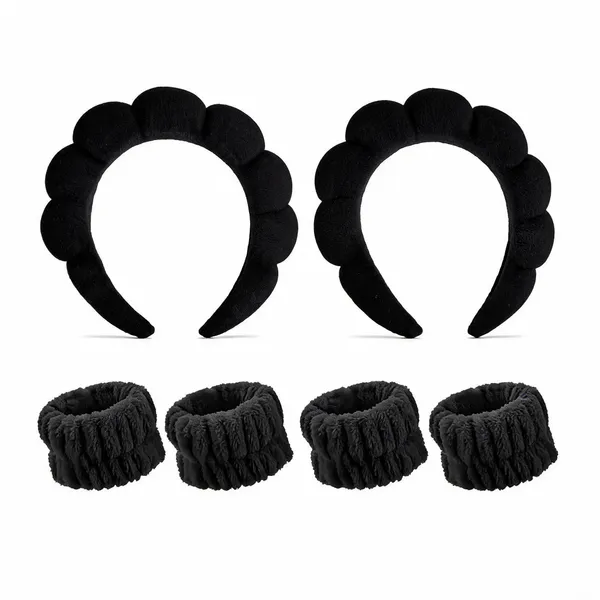 Black_Soft_Spa_Headband_And_Wristband_Skincare_Set_For_Women___Pack_of_2