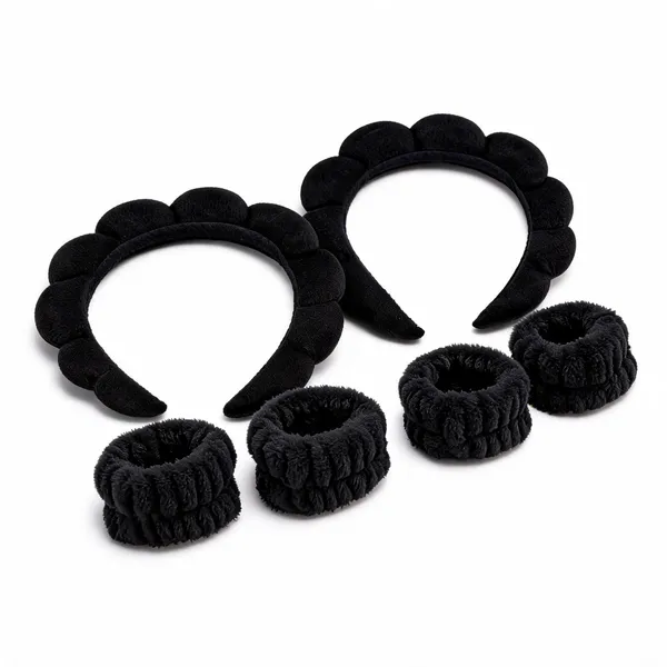 Black_Soft_Spa_Headband_And_Wristband_Skincare_Set_For_Women___Pack_of_2