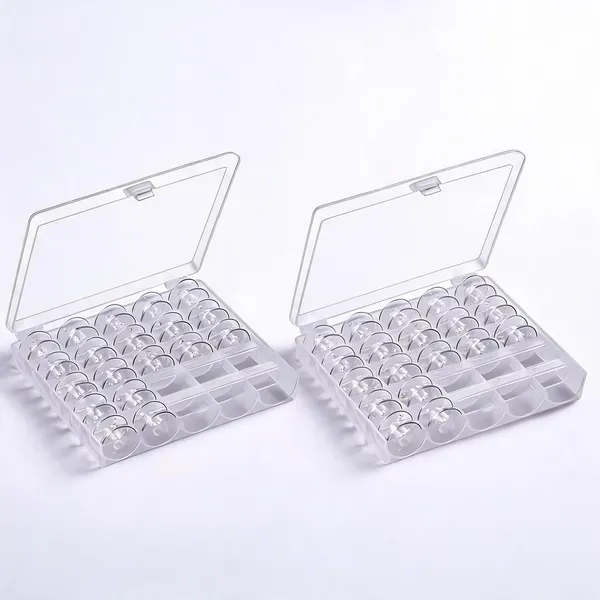 Clear_Plastic_Sewing_Machine_Bobbins_With_Storage_Case_Set_Of_25___Pack_of_2